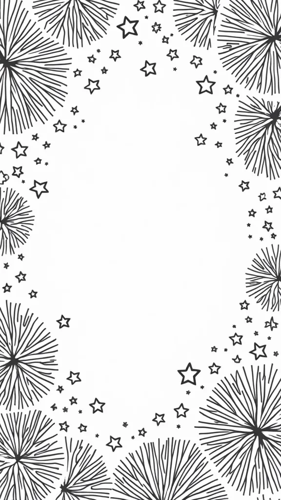 Coloriage du 4 juillet imprimable gratuit